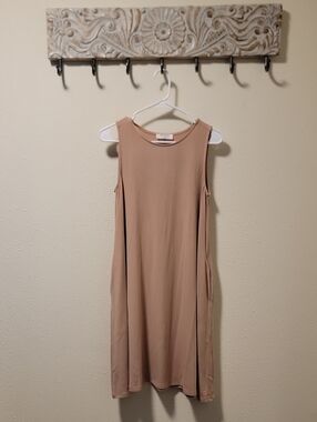Zenana Outfitters Sleeveless Mini Dress - Taupe